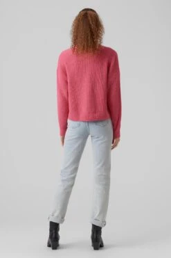 VERO MODA VMSADIE LS O-NECK ROUNDED HEM BLOUSE BF Dames Trui - Maat L -ONLY Winkel 800x1200 519