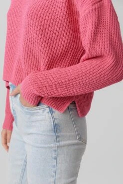 VERO MODA VMSADIE LS O-NECK ROUNDED HEM BLOUSE BF Dames Trui - Maat L -ONLY Winkel 800x1200 520