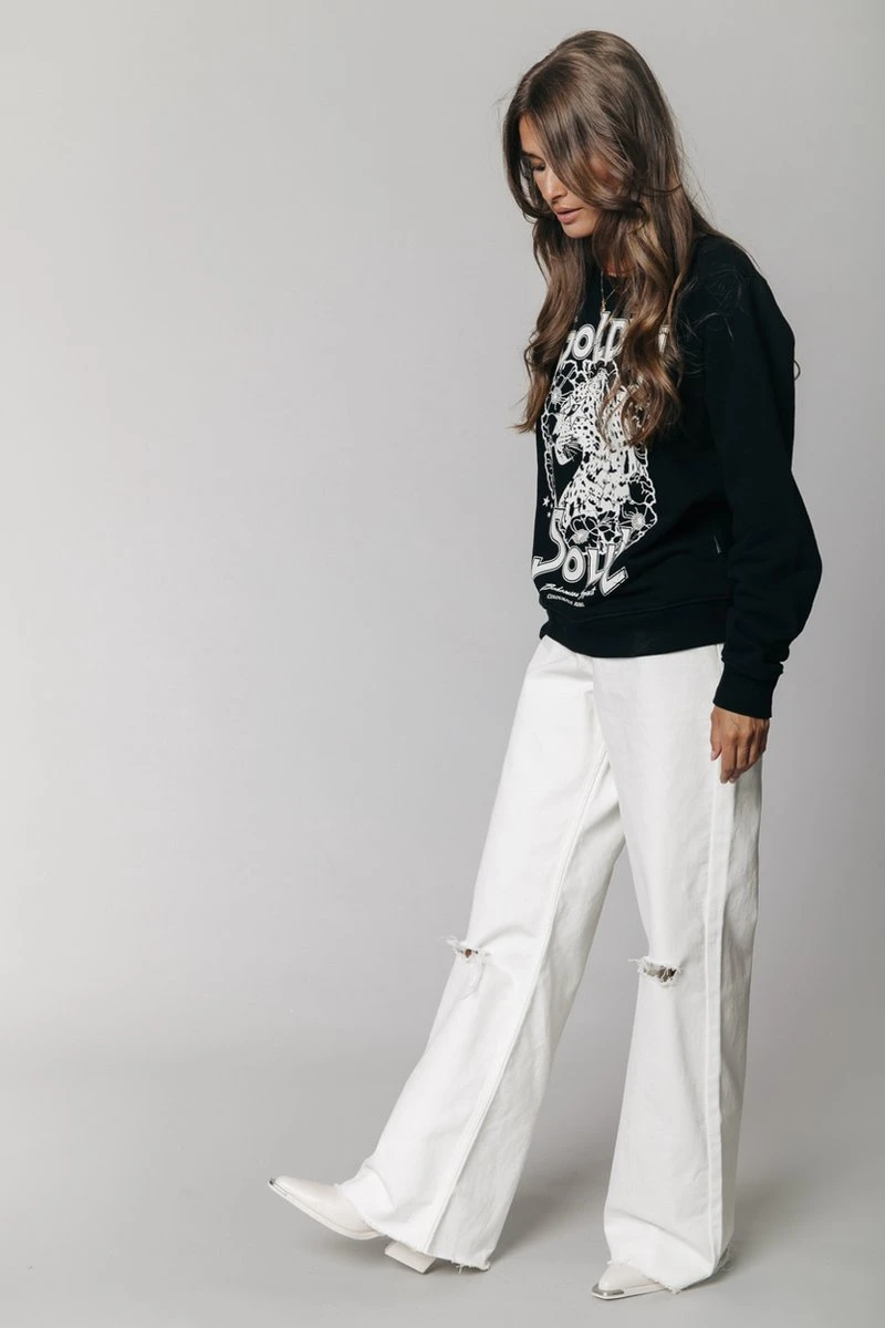 Colourful Rebel Golden Soul Trui Goud Dames - Katoen - M 6 Colourful Rebel Golden Soul Trui Goud Dames - Katoen - M - Afbeelding 4