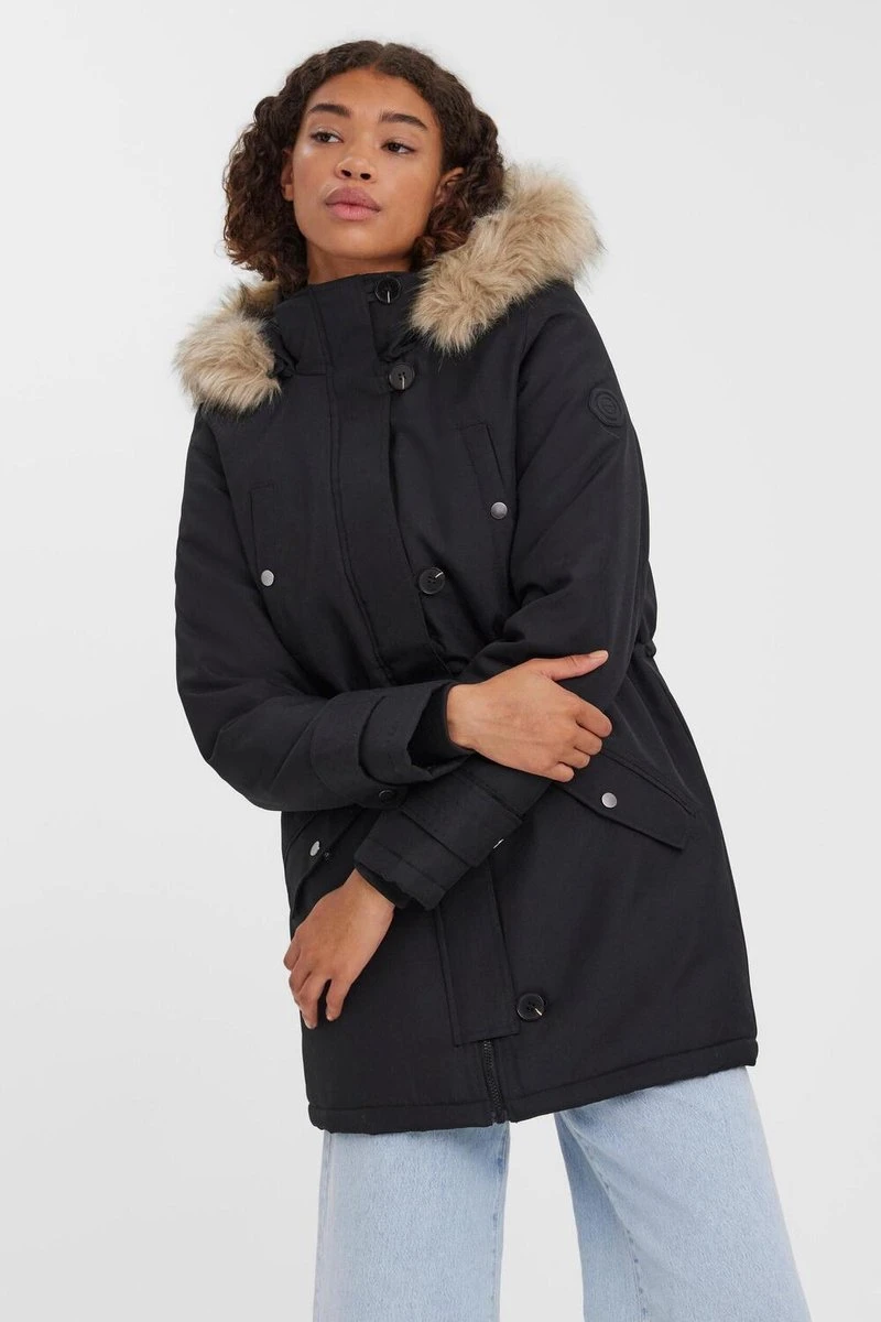 VERO MODA VMSTORM 3/4 PARKA Dames Jas - Maat M 4 VERO MODA VMSTORM 3/4 PARKA Dames Jas - Maat M - Afbeelding 2