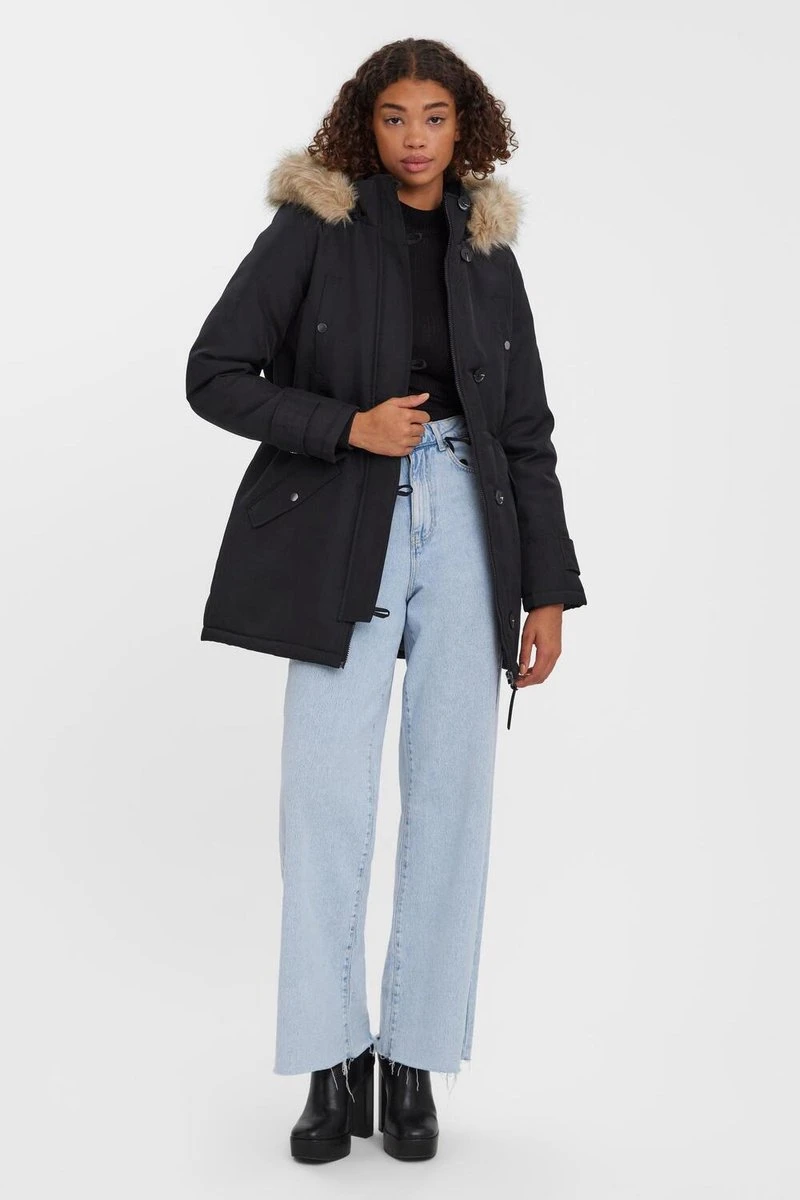 VERO MODA VMSTORM 3/4 PARKA Dames Jas - Maat M 7 VERO MODA VMSTORM 3/4 PARKA Dames Jas - Maat M - Afbeelding 5