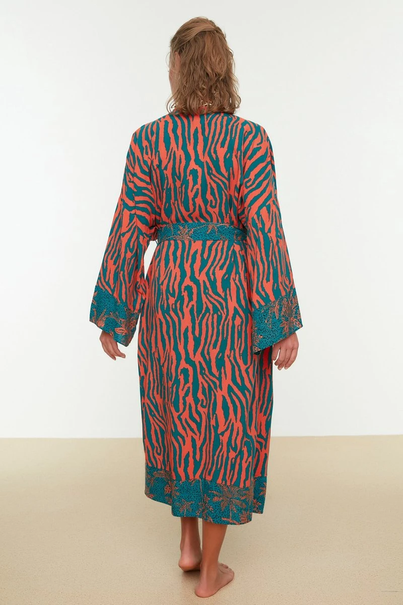 Trendyol Vrouwen Standaard Mouw Basis Kimono & Kaftan 10 Trendyol Vrouwen Standaard Mouw Basis Kimono & Kaftan - Afbeelding 8