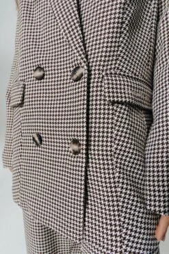 Colourful Rebel Rikki Jacquard Dogtooth Boyfriend Blazer - M -ONLY Winkel 800x1200 956