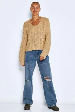 NOISY MAY NMSTEVE L/S V-NECK KNIT NOOS Dames Trui - Maat M -ONLY Winkel 801x1200 10