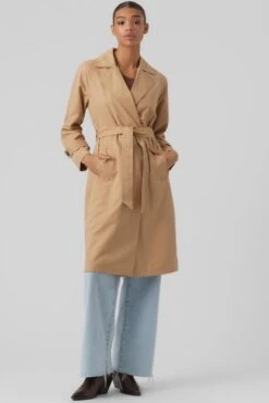 VERO MODA VMLOU LONG TRENCHCOAT NOOS Dames Trenchcoat - Maat S -ONLY Winkel 802x1200 2