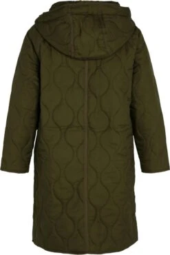 Paprika Halflange, Gewatteerde Donsjas Met Rits En Kap (waterproof) -ONLY Winkel 802x1200 5