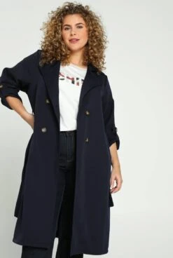 Paprika Lange, Effen Trenchcoat Met Dubbele Knopen 21 Paprika Lange, Effen Trenchcoat Met Dubbele Knopen -ONLY Winkel 806x1200 2