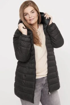 ONLY CARMAKOMA CARNEWTAHOE QUILTED HOOD COAT OTW Dames Jas - Maat M-46/48 -ONLY Winkel 806x1200 8