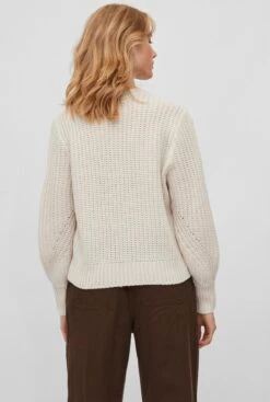 VILA VINORILA NEW L/S FLOUNCE KNIT TOP Dames Trui - Maat L -ONLY Winkel 807x1200 13
