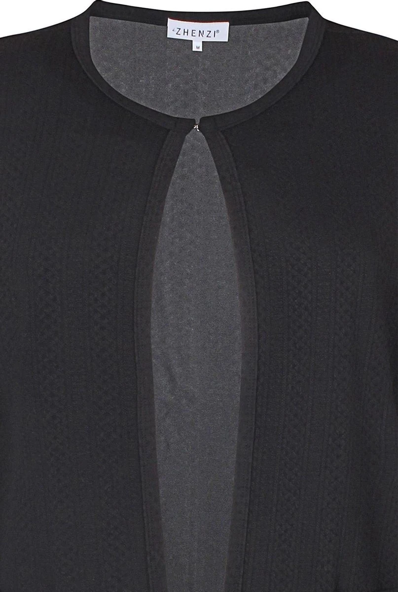 Jasje Zhenzi REIMER Ribmotief Haaksl 5 Jasje Zhenzi REIMER Ribmotief Haaksl - Afbeelding 3