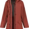 MGO Fire Jack - Regenjas Dames - Waterdichte Parka - Rood - Maat M
