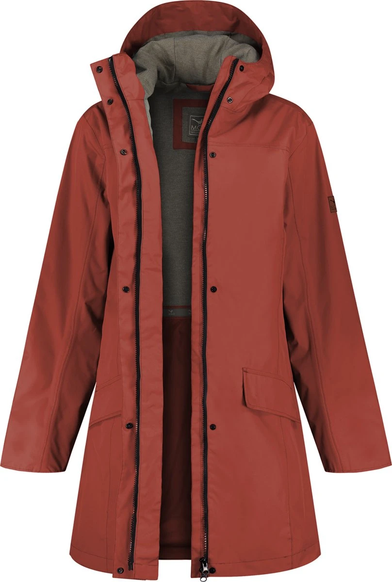 MGO Fire Jack - Regenjas Dames - Waterdichte Parka - Rood - Maat M 3 MGO Fire Jack - Regenjas Dames - Waterdichte Parka - Rood - Maat M