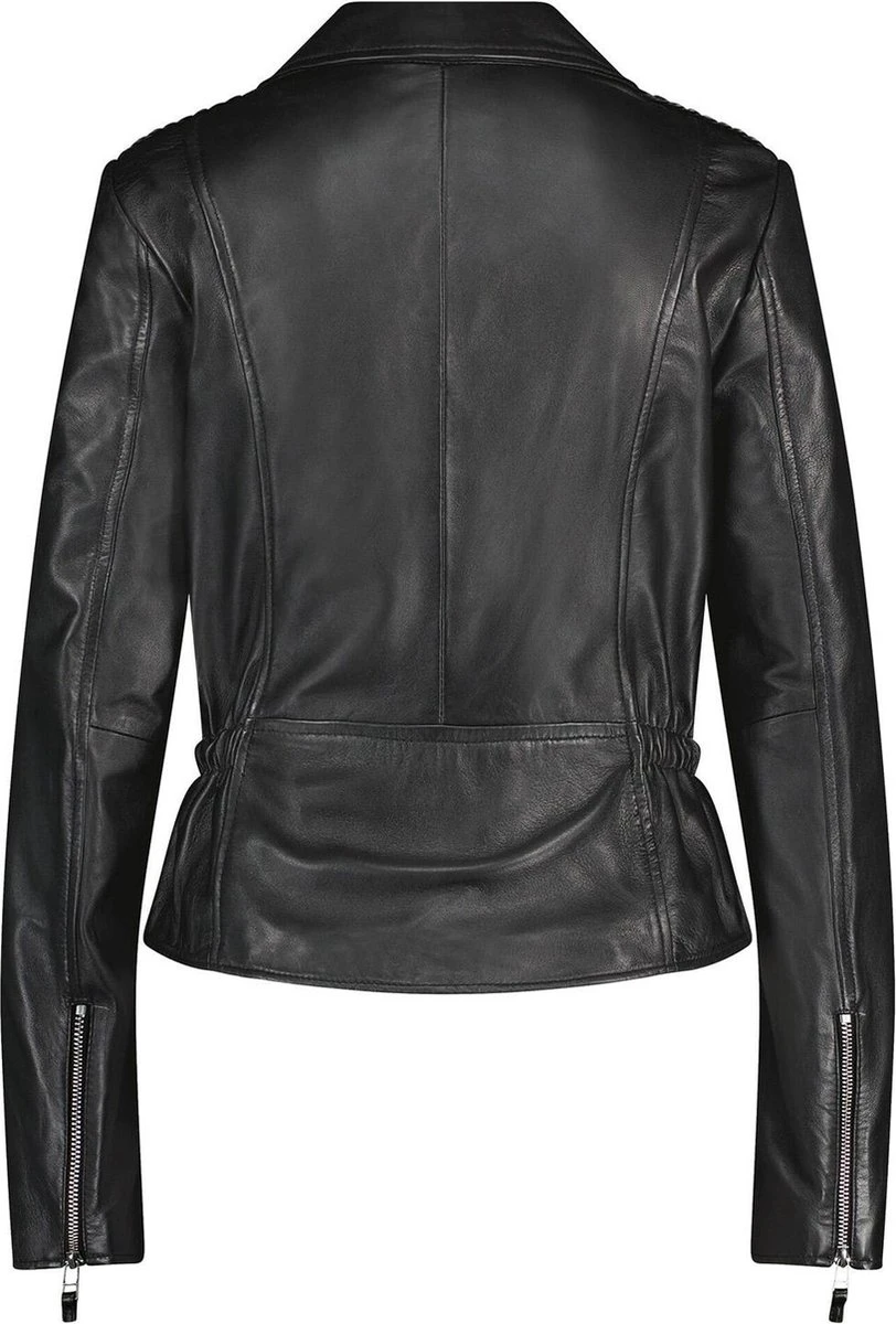 Goosecraft Jas Gc Joseline Biker 102321043 Black Dames Maat - L 4 Goosecraft Jas Gc Joseline Biker 102321043 Black Dames Maat - L - Afbeelding 2
