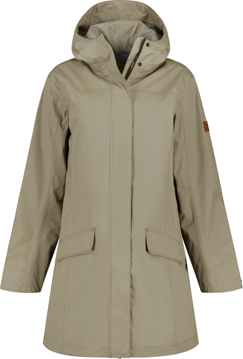 MGO Fire Jack - Regenjas Dames - Waterdichte Parka - Taupe - Maat M 3 MGO Fire Jack - Regenjas Dames - Waterdichte Parka - Taupe - Maat M