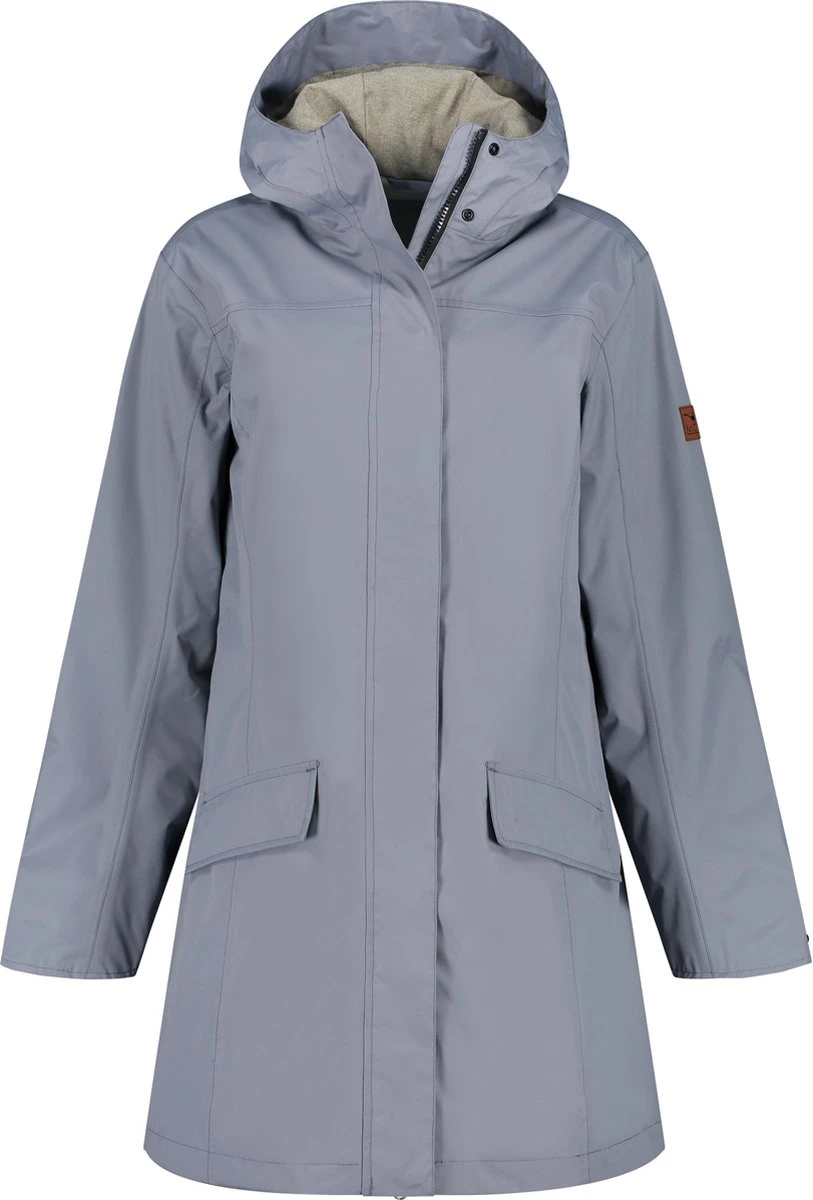 MGO Fire Jack - Regenjas Dames - Waterdichte Parka - Blauw - Maat XL 9 MGO Fire Jack - Regenjas Dames - Waterdichte Parka - Blauw - Maat XL - Afbeelding 7