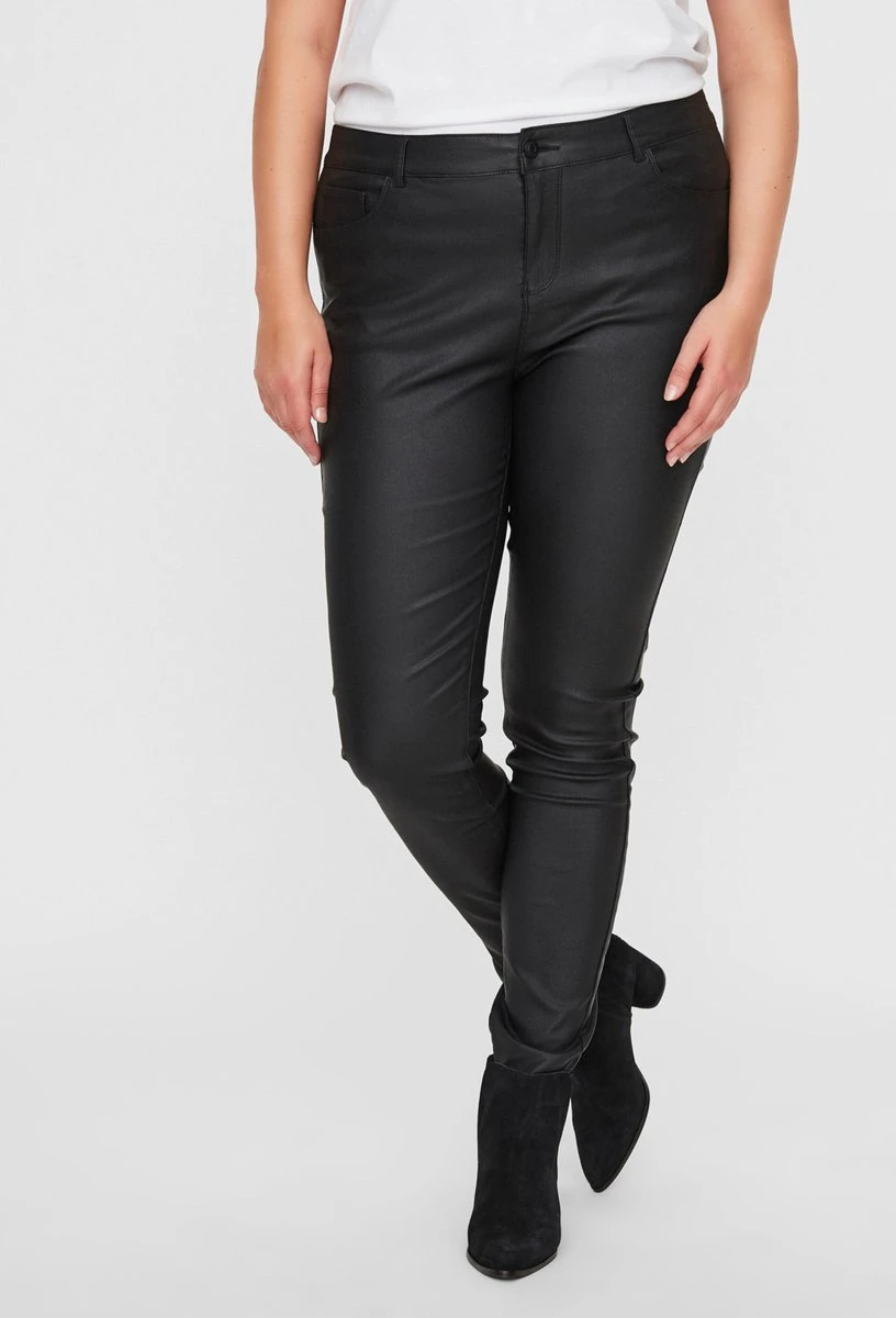 VERO MODA CURVE VMSEVEN NW SS SMOOTH COATED PNT CRV NOOS Dames Broek - Maat 50/32 3 VERO MODA CURVE VMSEVEN NW SS SMOOTH COATED PNT CRV NOOS Dames Broek - Maat 50/32