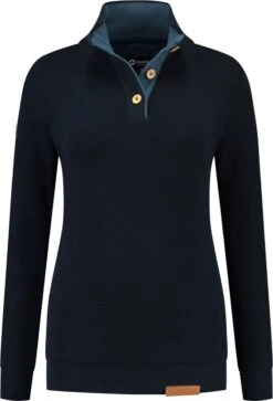 Travelin' Outdoor Jumper Solna - Damestrui - Dun Gebreid - Navy Blauw - Maat M -ONLY Winkel 816x1200 8