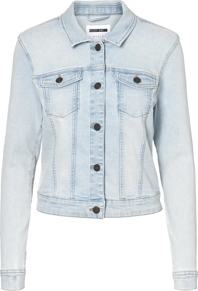 NOISY MAY NMDEBRA L/S DENIM JACKET LB NOOS Dames Jas - Maat S 19 NOISY MAY NMDEBRA L/S DENIM JACKET LB NOOS Dames Jas - Maat S - Afbeelding 17