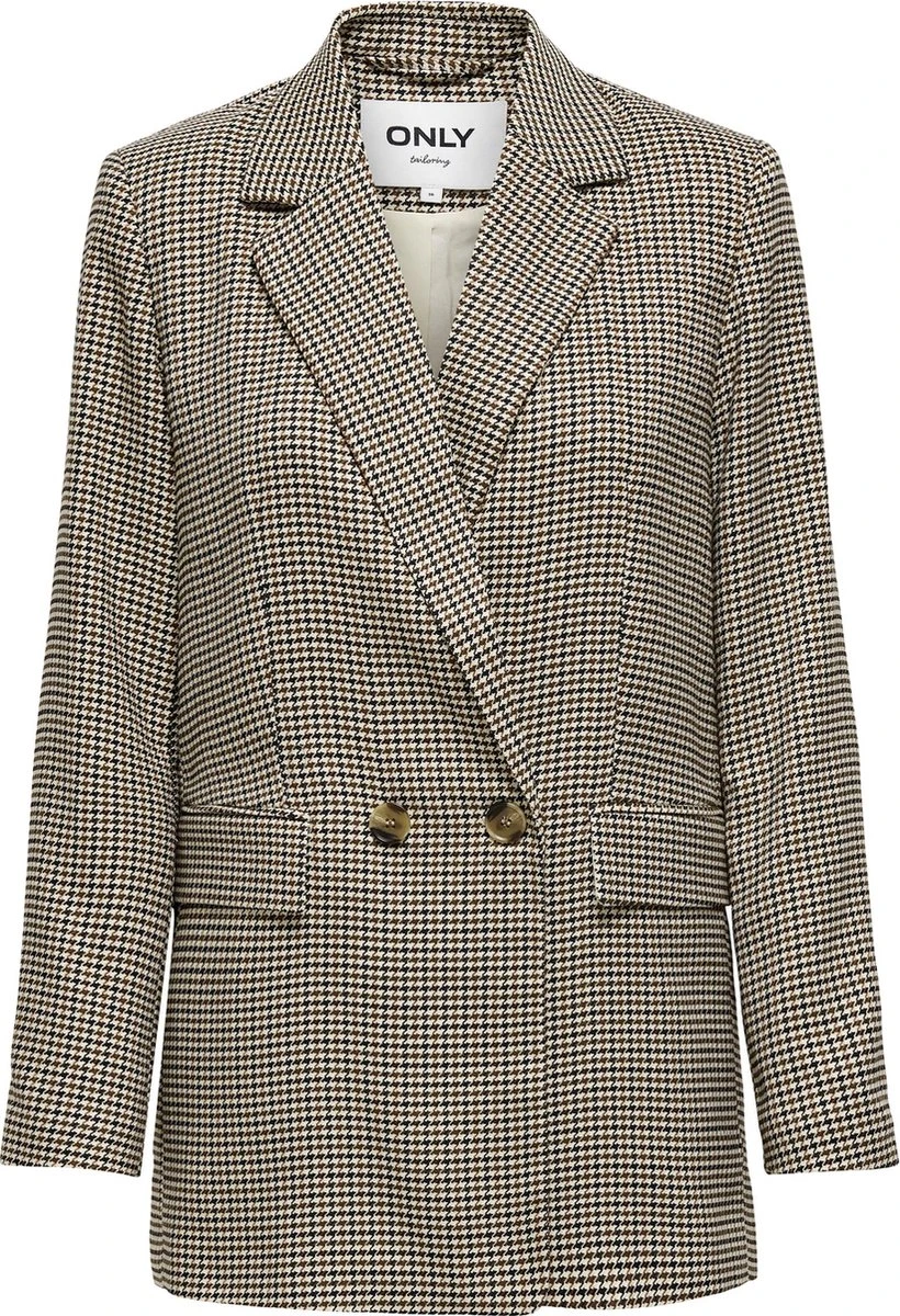 ONLY ONLADISON L/S CHECK BLAZER TLR OS NOOS Dames Blazers - Maat 38 4 ONLY ONLADISON L/S CHECK BLAZER TLR OS NOOS Dames Blazers - Maat 38 - Afbeelding 2