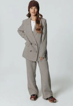 Colourful Rebel Rus Jacquard Dogtooth Straight Pants - M -ONLY Winkel 821x1200 15