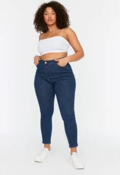 Trendyol Vrouwen Hoge Taille Mager Grote Maten Jeans -ONLY Winkel 822x1200 20