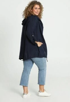 Paprika Effen Linnen Jack Met Capuchon 19 Paprika Effen Linnen Jack Met Capuchon -ONLY Winkel 829x1200 3