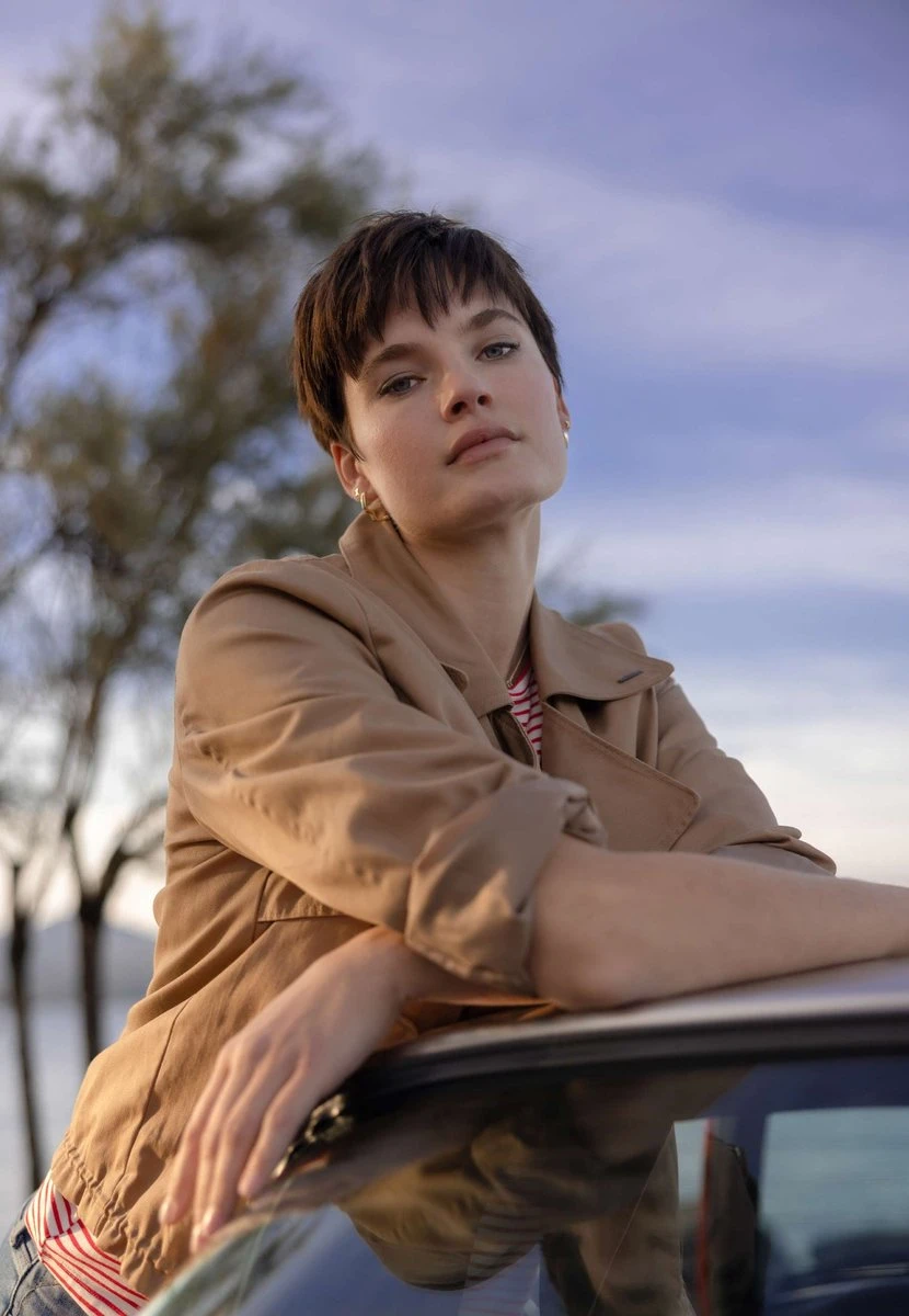 Mexx Short Trenchcoat Dames - Donker Zand - Maat M 4 Mexx Short Trenchcoat Dames - Donker Zand - Maat M - Afbeelding 2