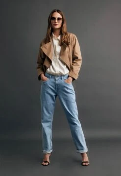 Mexx Short Trenchcoat Dames - Donker Zand - Maat S -ONLY Winkel 830x1200 30