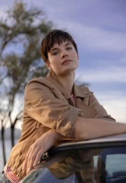 Mexx Short Trenchcoat Dames - Donker Zand - Maat S -ONLY Winkel 830x1200 33