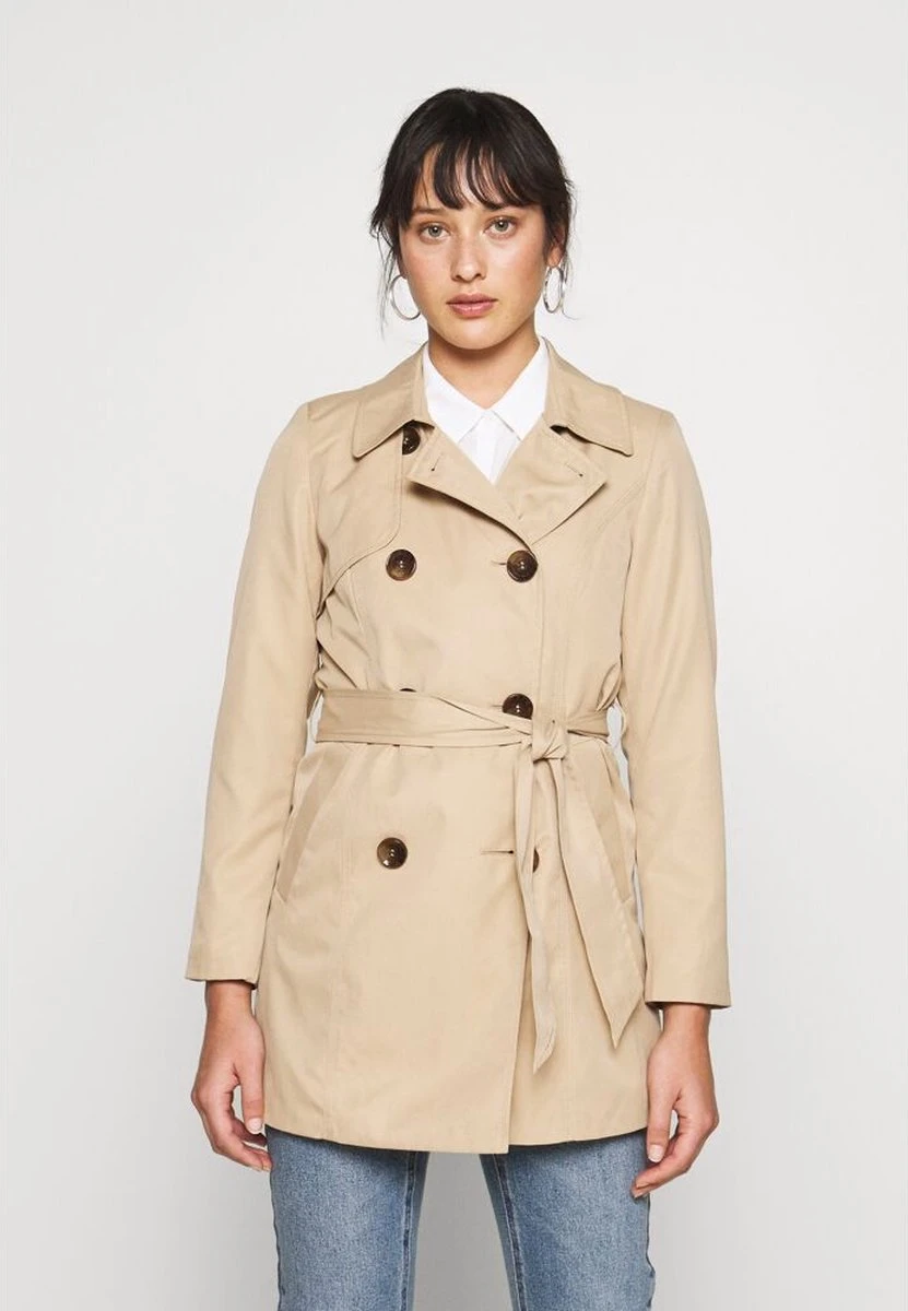 ONLY ONLVALERIE TRENCHCOAT OTW NOOS Dames Jas - Maat XL 7 ONLY ONLVALERIE TRENCHCOAT OTW NOOS Dames Jas - Maat XL - Afbeelding 5