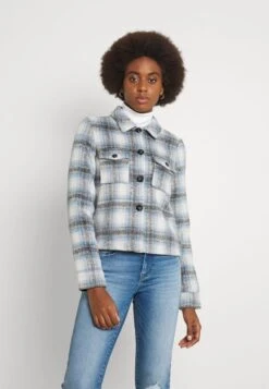 Only Jas Onllou Short Check Jacket Otw Noos 15208838 Pumice Stone/allure Dames Maat - S -ONLY Winkel 831x1200 32