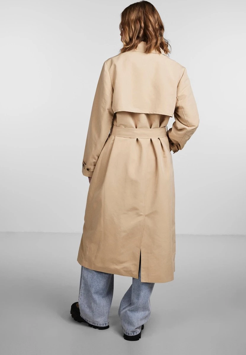 PIECES PCTAYA LS TRENCHCOAT Dames Trenchcoat - Maat L 5 PIECES PCTAYA LS TRENCHCOAT Dames Trenchcoat - Maat L - Afbeelding 3