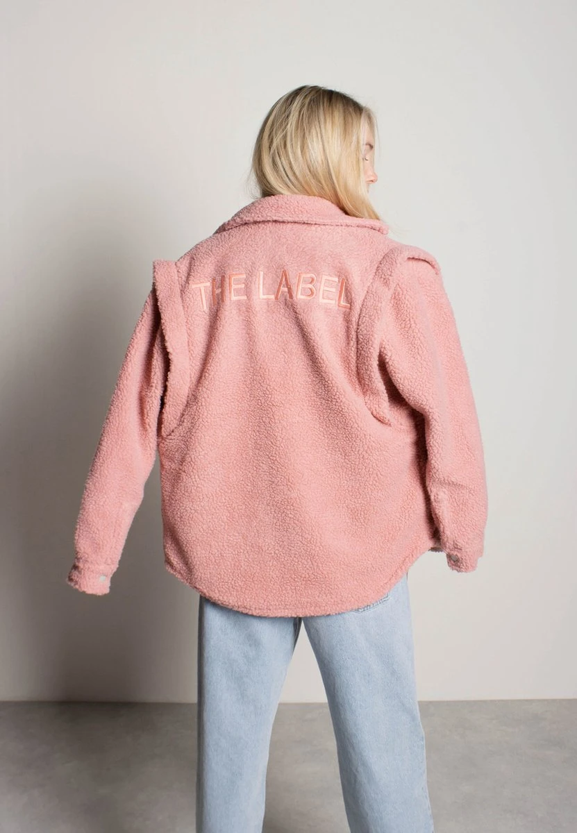 Alix The Label Dames Teddy Jas Roze Maat XS 4 Alix The Label Dames Teddy Jas Roze Maat XS - Afbeelding 2