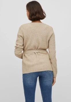 Vila Vest Viril L/s Belt Knit Cardigan 14075866 Natural Melange Dames Maat - L -ONLY Winkel 836x1200 16