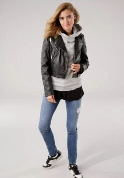 Dames Jas - Leren Jack - Echt Leer - Tamaris - Verkort Model - Schaapsleer - Lamsnappa - Maat 42 24 Dames Jas - Leren Jack - Echt Leer - Tamaris - Verkort Model - Schaapsleer - Lamsnappa - Maat 42 -ONLY Winkel 838x1200 3