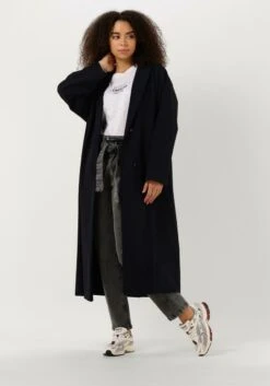 Penn & Ink S23n139 Jassen Dames - Zomerjas - Donkerblauw - Maat 40