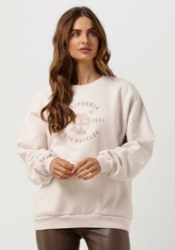 Penn & Ink Sweater Print Truien & Vesten Dames - Sweater - Hoodie - Vest- Lichtroze - Maat M