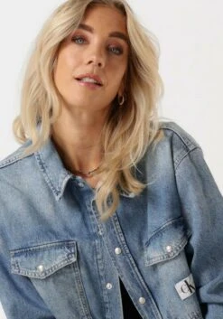 Calvin Klein Utility Shirt Jacket Jassen Dames - Zomerjas - Blauw - Maat S 12 Calvin Klein Utility Shirt Jacket Jassen Dames - Zomerjas - Blauw - Maat S -ONLY Winkel 840x1200 19