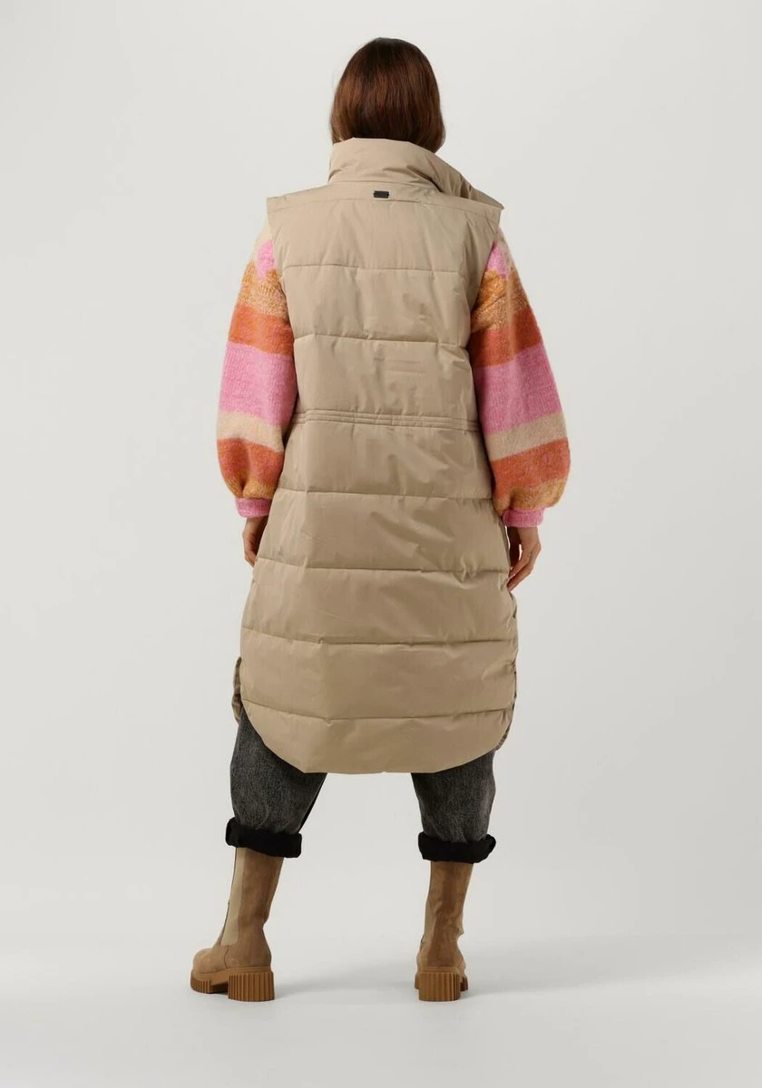 MSCH Copenhagen Kaysa Pavinaria Waistcoat Jassen Dames - Winterjas - Beige - Maat L/XL 4 MSCH Copenhagen Kaysa Pavinaria Waistcoat Jassen Dames - Winterjas - Beige - Maat L/XL - Afbeelding 2