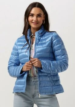 Beaumont Down Ribtape Jacket Jassen Dames - Zomerjas - Blauw - Maat 44