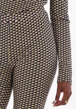 Colourful Rebel Retro Geo Broek Geel Dames - Wijduitlopende Fit - Polyester - S -ONLY Winkel 840x1200 273