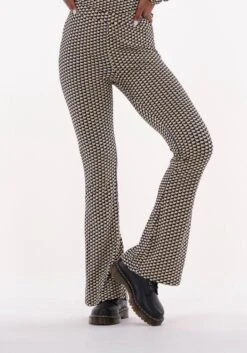 Colourful Rebel Retro Geo Broek Geel Dames - Wijduitlopende Fit - Polyester - S -ONLY Winkel 840x1200 274