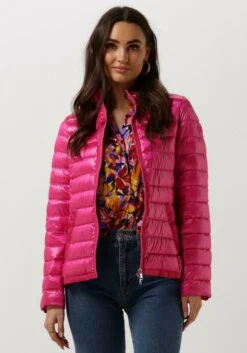 Beaumont Down Ribtape Jacket Jassen Dames - Zomerjas - Roze - Maat 46