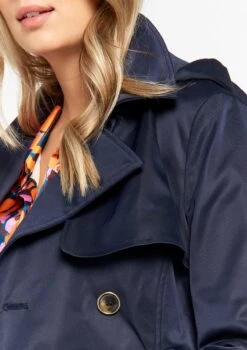 LOLALIZA Trenchcoat Met Capuchon - Marine Blauw - Maat 36 -ONLY Winkel 846x1200 16