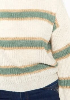 LOLALIZA Trui Met Colourblock - Licht Groen - Maat XL -ONLY Winkel 846x1200 19