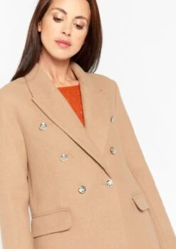 LOLALIZA Lange Jas - Camel - Maat 40 -ONLY Winkel 846x1200 30