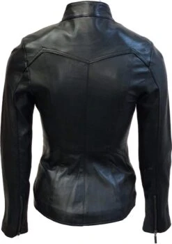 Merkloos Leren Dames Jas Kort Met Recht Rits Zwart-napoli - 42 -ONLY Winkel 846x1200 55