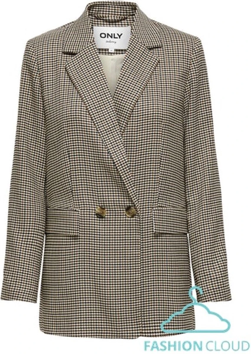 ONLY ONLADISON L/S CHECK BLAZER TLR OS NOOS Dames Blazers - Maat 38 3 ONLY ONLADISON L/S CHECK BLAZER TLR OS NOOS Dames Blazers - Maat 38