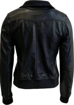 Merkloos Leren Bomber Dames Jas Zwart- Bomberdina - 38 -ONLY Winkel 850x1200 24