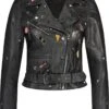 Goosecraft Jas Gc Marly Studs Biker 102321051 Sheep Velvet Waxy Black Dames Maat - XXL -ONLY Winkel 859x1200 11